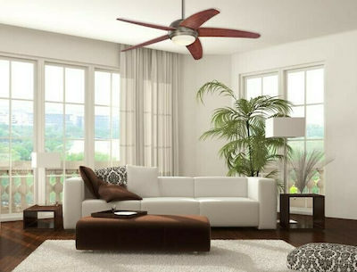 Westinghouse Bendan LED 72071 Ceiling Fan 132cm with Light and Remote Control Applewood