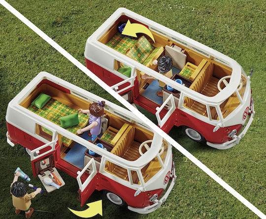 Playmobil Volkswagen T1 Camping Bus pentru 5-99 ani 70176
