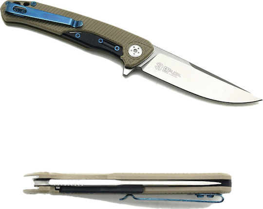 AlpinPro Flint Taschenmesser Khaki