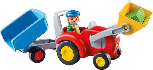 Playmobil 123 Traktor mit Anhänger für 1,5+ Jahre Jahre