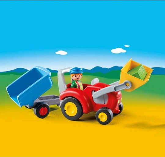 Playmobil 123 Traktor mit Anhänger für 1,5+ Jahre Jahre