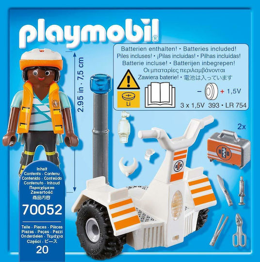 Playmobil Живот в града Rescue Balance Scooter за 4+ години години