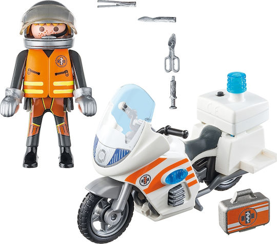 Playmobil City Life Emergency Motorbike for 4+ years old