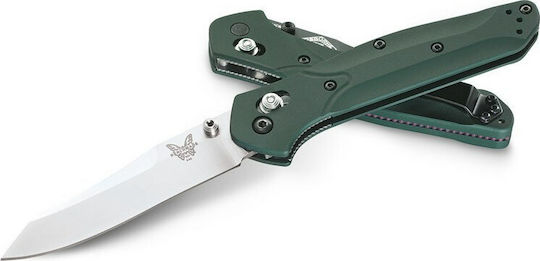 Benchmade Osborne Джобно ножче Зелен в Калъф