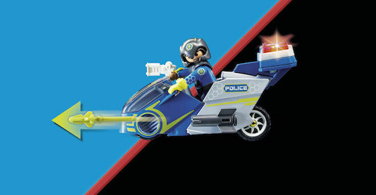 Playmobil Галактическа полиция Galaxy Police Motorcycle за 5+ години години