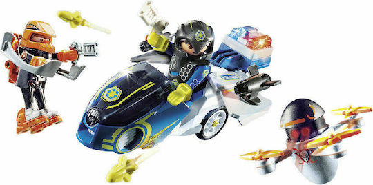 Playmobil Галактическа полиция Galaxy Police Motorcycle за 5+ години години