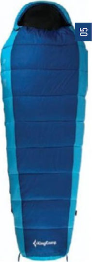 KingCamp Schlafsack Einzeln 3 Jahreszeiten Desert 300 Blau