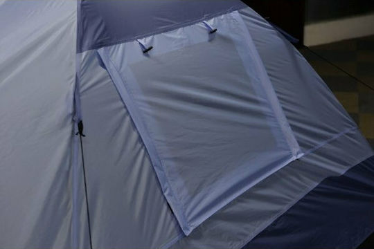 Inca Pacha 3P Σκηνή Camping Igloo Μπλε με Διπλό Πανί 3 Εποχών για 3 Άτομα 300x180x120εκ.