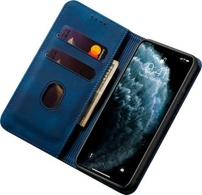 Bodycell PU Leather Synthetic Leather Book Blue (iPhone 12 / 12 Pro)