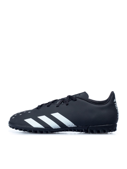 Adidas Predator Freak 4 TF Χαμηλά Ποδοσφαιρικά Παπούτσια με Σχάρα Μαύρα