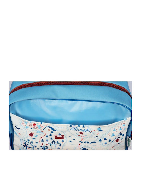 Lilliputiens Jack the Pirate School Bag Backpack Kindergarten Light Blue 7Liters