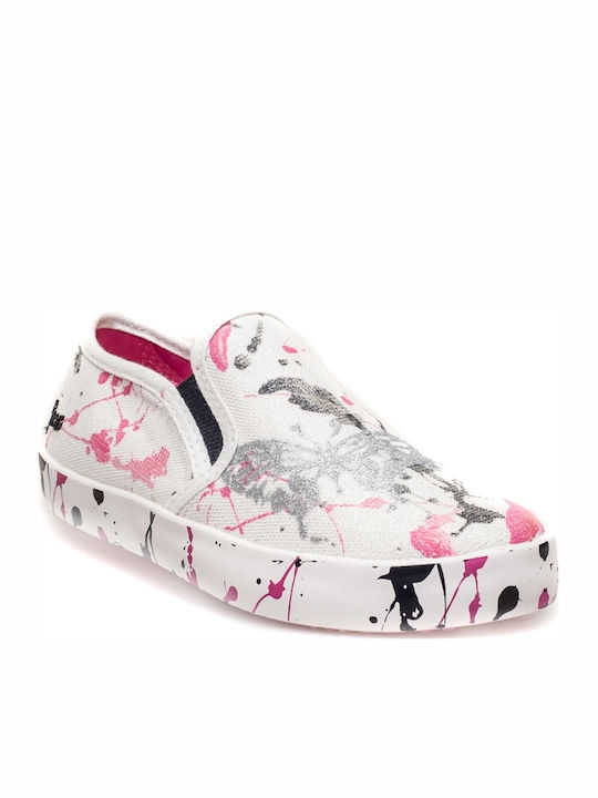 Kids Espradrilles Slip-On White Kiwi