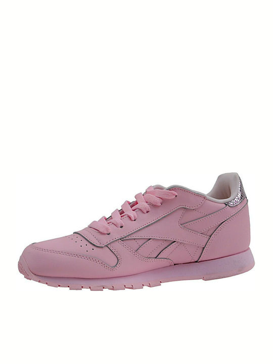 Reebok Leather Metallic Anatomic Pink