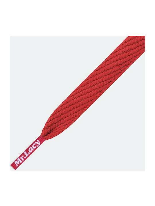 Mr.Lacy Flatties Shoelaces Red 2pcs 130cm