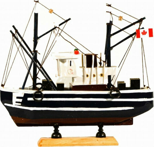 Weihnachtsboot Segelboot 24x23cm