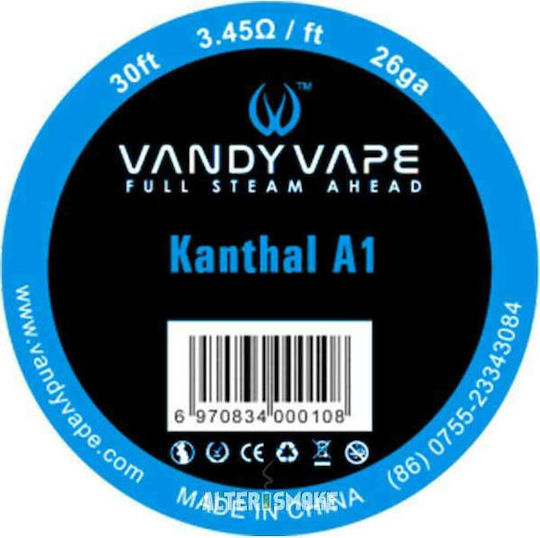 Vandy Vape Тел за D.I.Y. Електронни Цигари Кантал A1 26ga 9м 1бр