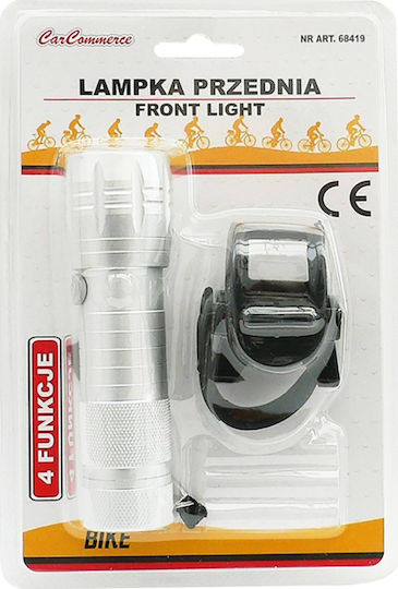CarCommerce 68419 Bicycle Front Light 9xLed 4 Λειτουργίες Μπαταρίας
