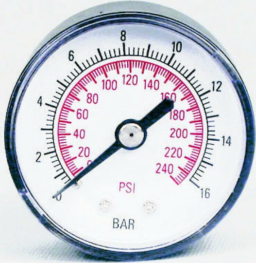 Unimac Manometers Air Compressors & Regulators 1/8" Φ50 43111