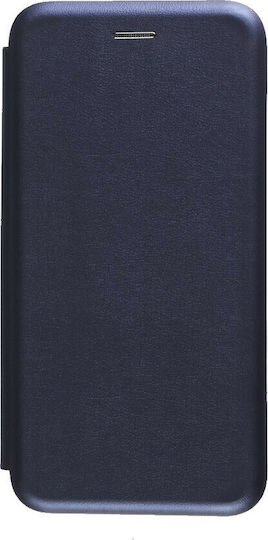 Elegance Book Piele artificială Albastru (Galaxy S10+)
