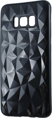 Forcell Forcell Air Prism 3D Pattern Silicone Back Cover Black (Galaxy S8)