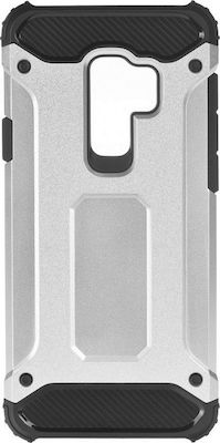 Hurtel Plus Synthetic Back Cover Durable Silver (Galaxy S9+)