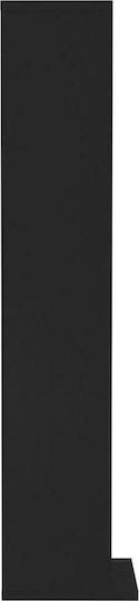 vidaXL Етажерка за под 108 CD Μαύρη 21x20x88см