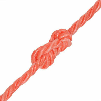 vidaXL Twisted 6mm Polypropylene Rope 200m Πορτοκαλί