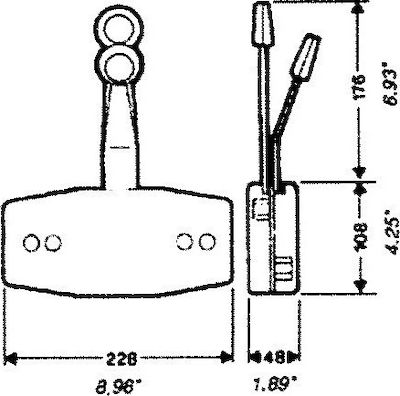 Eval Χειριστήριο Διπλό Μηχανής Ultraflex