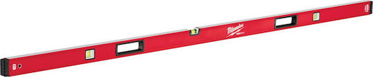 Milwaukee Redstick Backbone 200 Magnetic Spirit Level Aluminum Magnetic 200cm with 3 Eyes