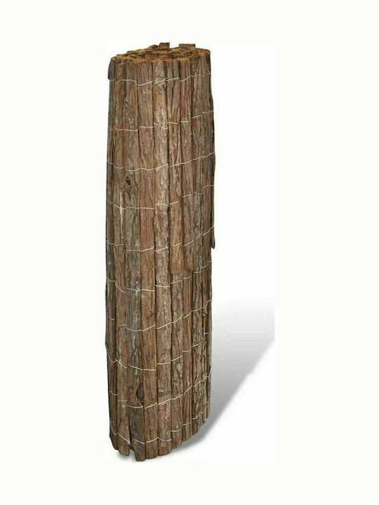 vidaXL Bambuszaun aus Baumrinde 1x4m