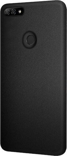 Prime Back Cover Silicon 1.2mm Negru (Huawei Y7 2018/Y7 Prime 2018 - Huawei Y7 2018/Y7 Prime 2018)