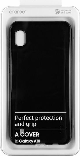 Samsung Задна корица Силикон Черен (Galaxy A10)