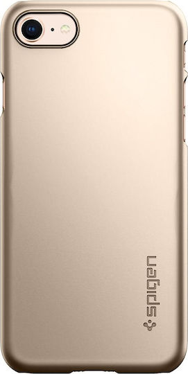 Spigen Thin Fit Back Cover Plastic Gold for iPhone 8/7 Plus