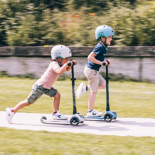 Scoot & Ride Scuter Copii Pliabil Highwaykick 3 3 Roți Pentru 3-6 Ani Alb