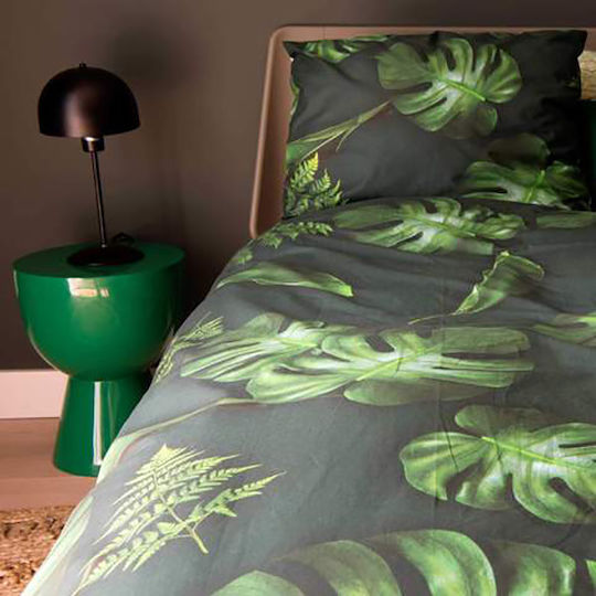 Snurk Forest Παιδική Παπλωματοθήκη Μονή Green 140x200εκ.