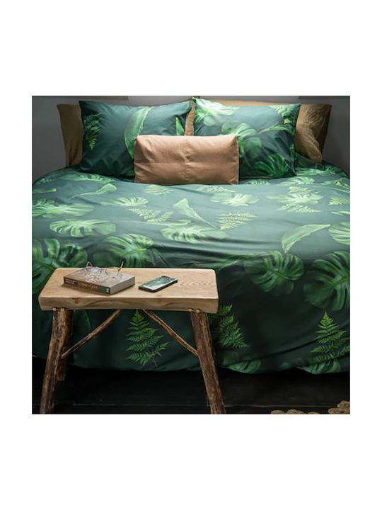 Snurk Forest Παιδική Παπλωματοθήκη Μονή Green 140x200εκ.