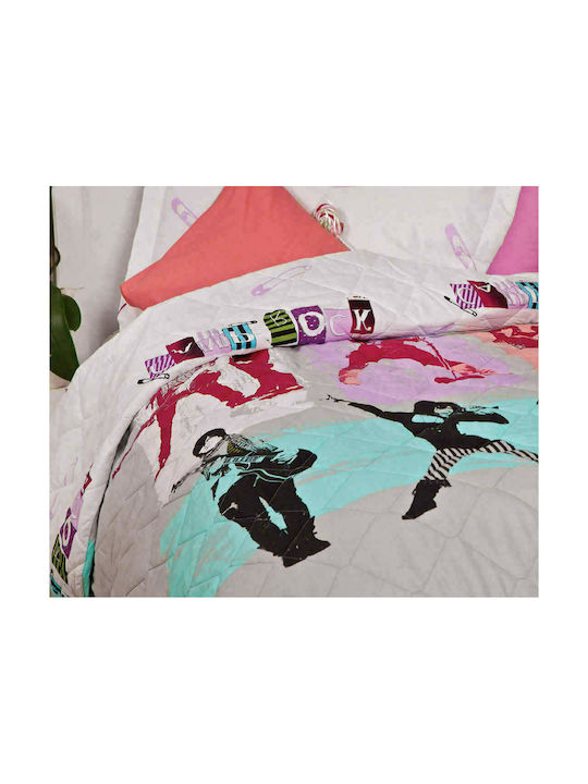 Palamaiki Kids Duvet Set Single with Pillowcase Camp Rock Multicolour 170x250cm