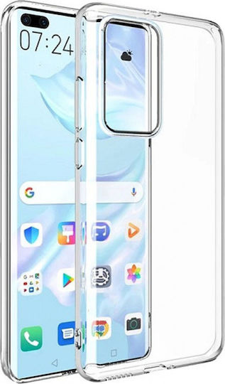Back Cover Σιλικόνης 0.5mm Διάφανο (Huawei P40 Pro)