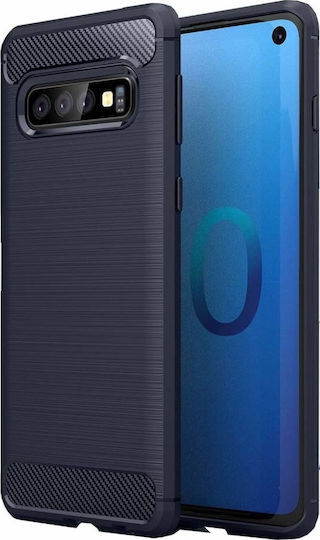 Hurtel Back Cover Silicon Albastru (Galaxy S10)