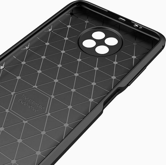 Tech-Protect Back Cover Σιλικόνης Μαύρο (Redmi Note 9T)