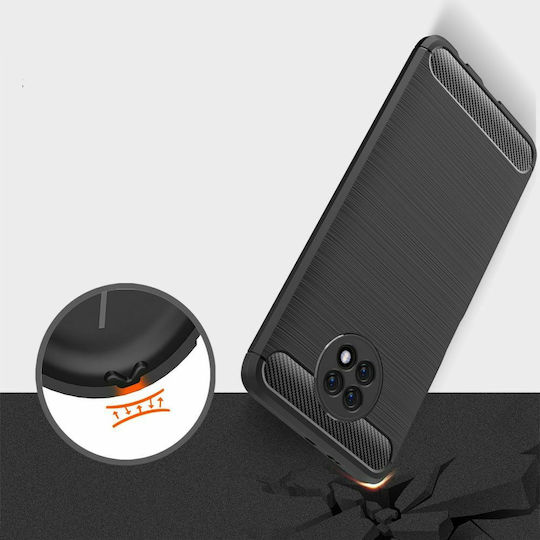 Tech-Protect Back Cover Σιλικόνης Μαύρο (Redmi Note 9T)