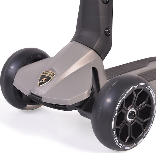 Byox Kids Scooter Foldable Lamborghini 3-Wheel for 3+ Years Gray