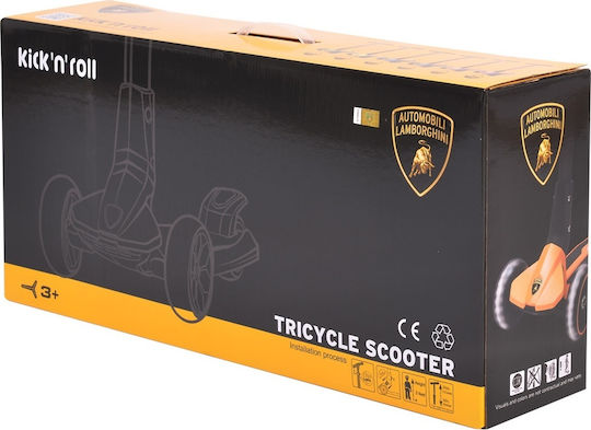 Byox Kids Scooter Foldable Lamborghini 3-Wheel for 3+ Years Pink