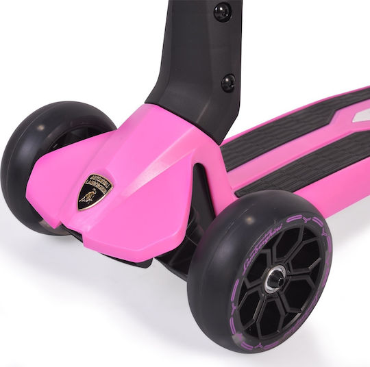 Byox Kids Scooter Foldable Lamborghini 3-Wheel for 3+ Years Pink