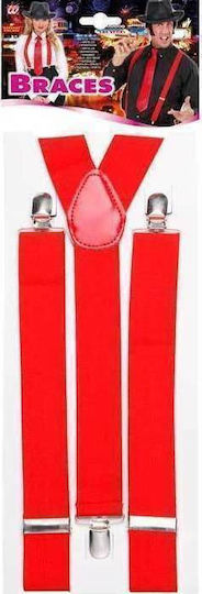 Carnival Suspenders Red