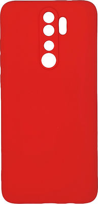 Sonique Liquid Back Cover Silicone Red (Redmi Note 8 Pro) 46-61610