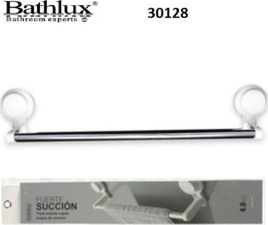 Bathlux 30128 Single Wall-Mounted Bathroom Rail 53x10.5cm Silver Bathlux 30128 Single Wall-Mounted Bathroom Rail 53x10.5cm Silver