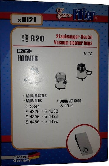 Euro Filter SH 121 Vacuum Cleaner Bags 5pcs Compatible with Hoover Vacuum Cleaner