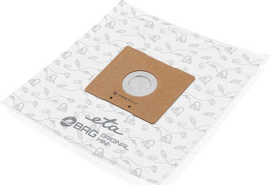 ETA eBAG Original Mini Vacuum Cleaner Bags 5pcs Compatible with Vacuum Cleaner Universal / Eta