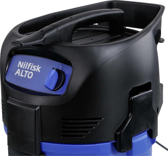 Nilfisk Attix 30-01 Прахосмукачка За Течности / Твърди 1500W с Пластмаса Контейнер 30лт